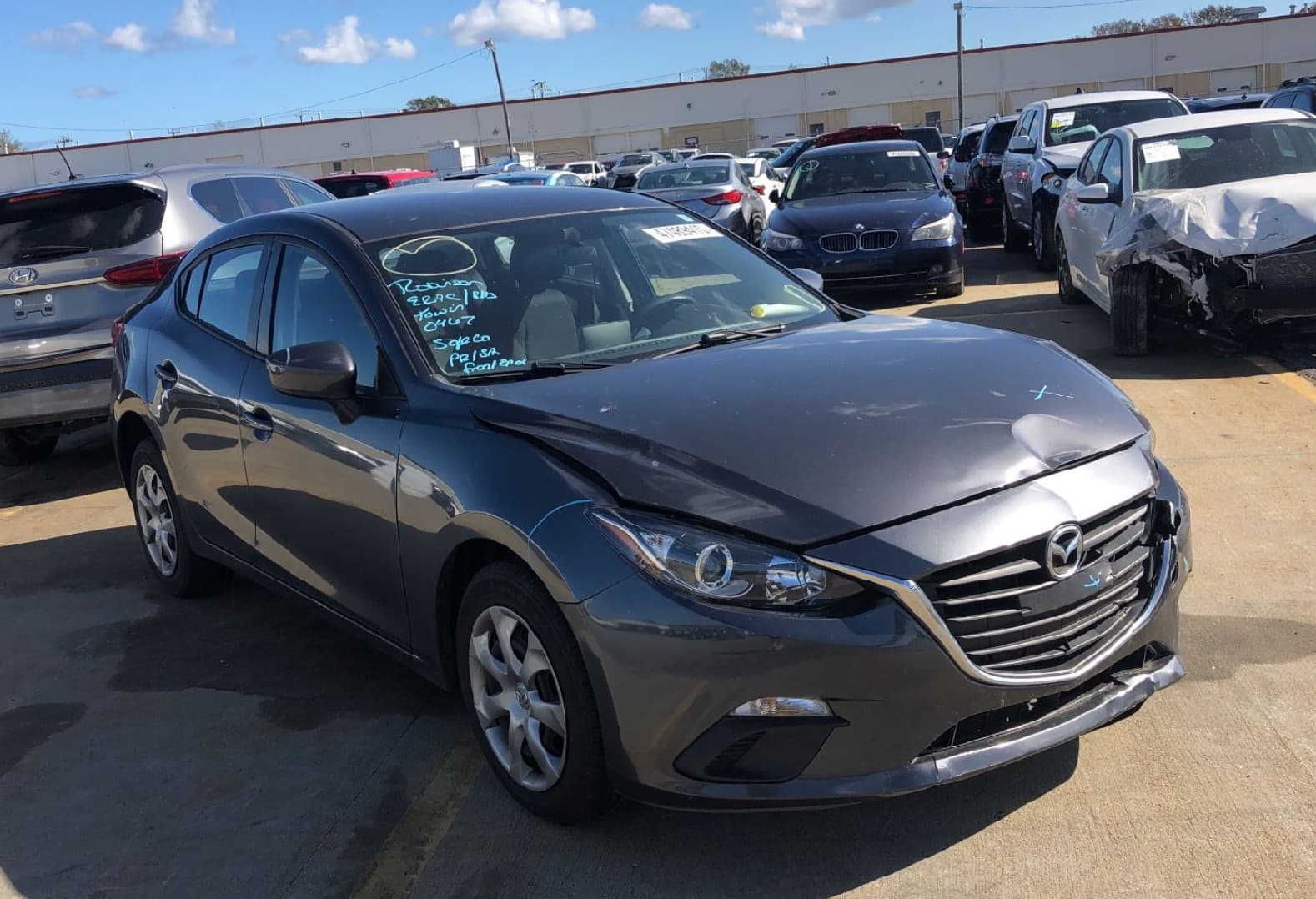 mazda demage